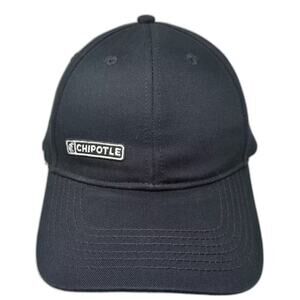 Loomstate Chipotle Baseball Cap Black White Organic Cotton Strapback OS